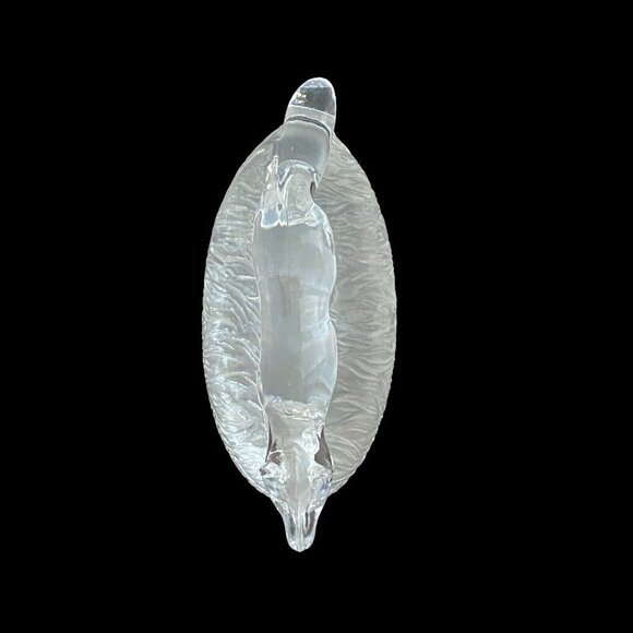 Cristal d'Arques Crystal Glass FOX Figurine Made in France 7.5" Vintage EUC - Picture 5 of 8